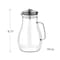Hastings Home Glass Pitcher, 64-ounce Carafe with Stainless Steel Filter Lid with Heat Resistant to 300F 189789AVW - alternate 2